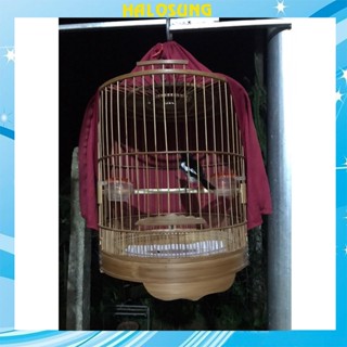 Khung lồng chim chòe than chất liệu trúc, tre già xử lý mọt đường kính 34 cao cấp tự lắp ráp cực dễ LC101