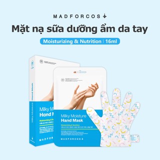 Madforcos mặt nạ dưỡng ẩm da tay milk moisturizing hand mask