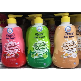 Sữa Tắm Gội Kids Pureen Yogurt 750ml