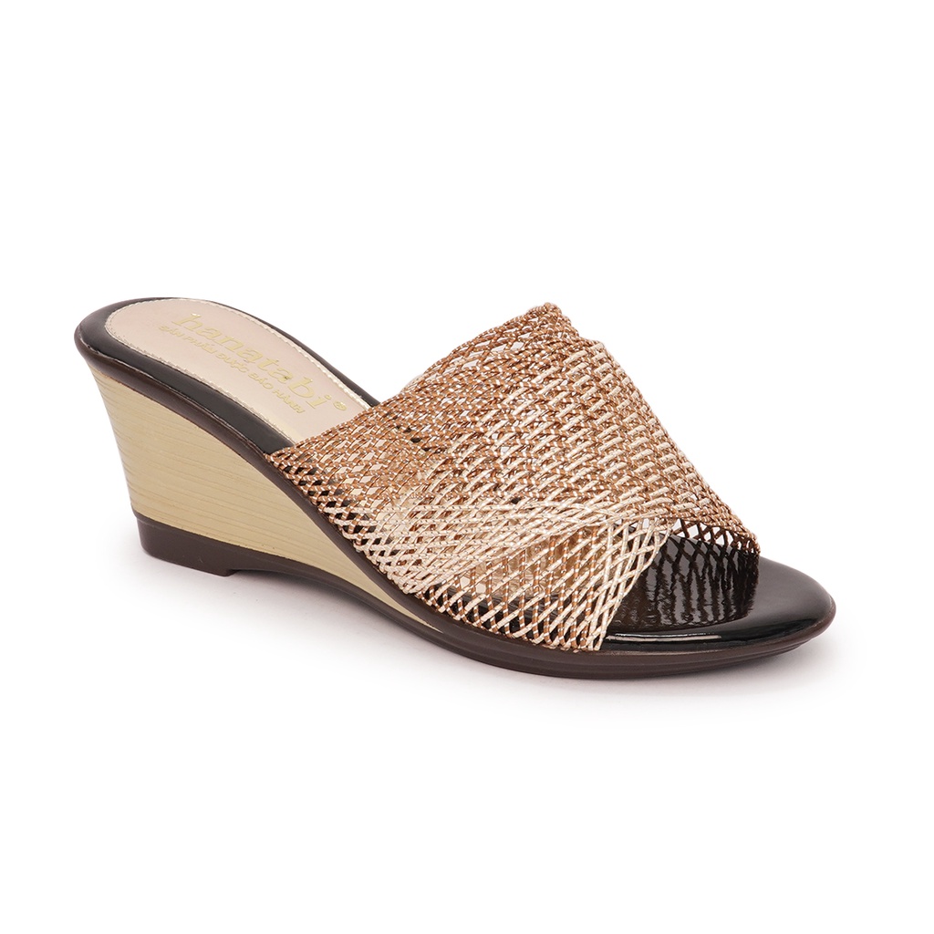 Dép Lưới Nữ Đế Xuồng Cao 7cm Mã HNDEL7F795