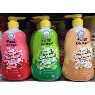 Sữa tắm gội cho bé pureen kids yogurt 750ml