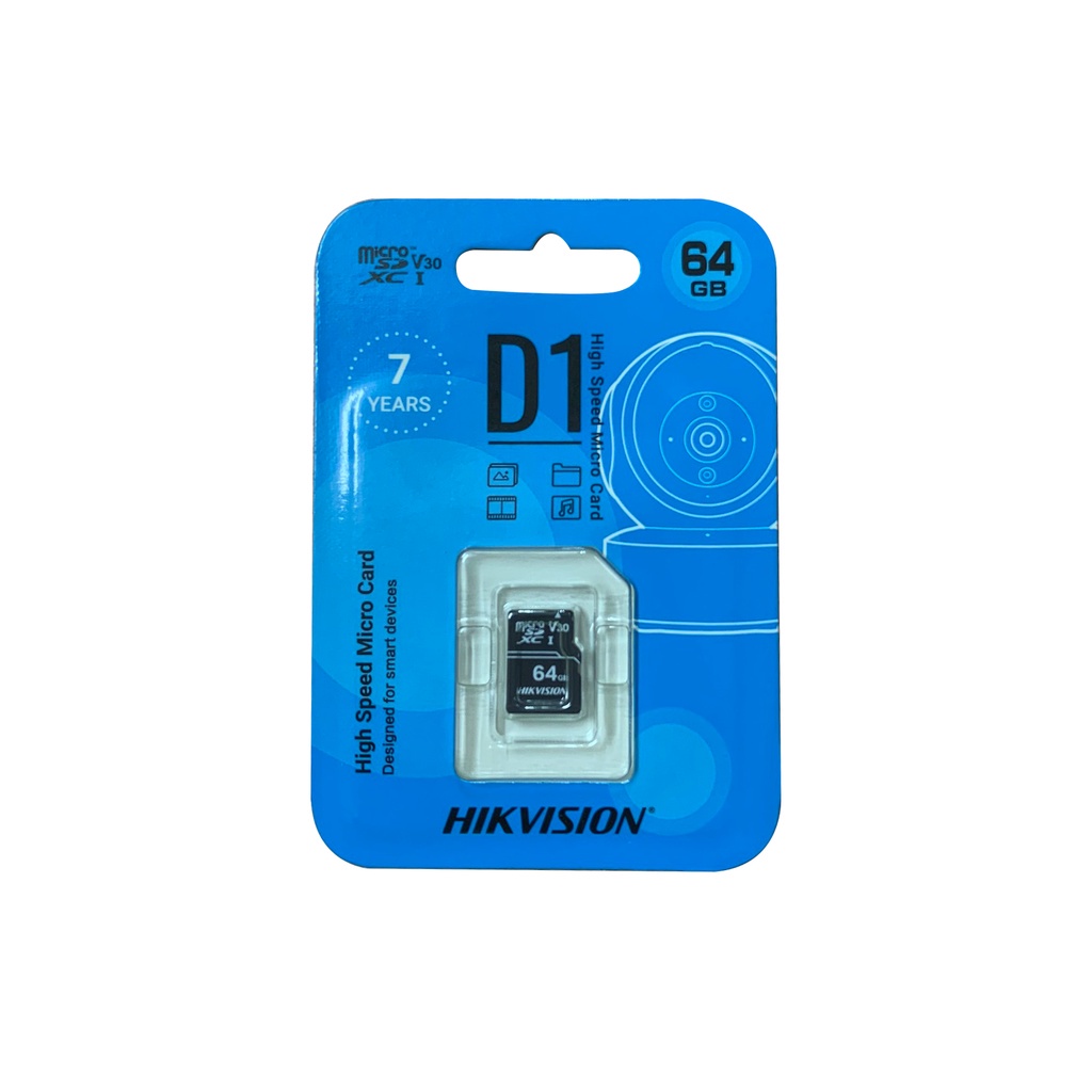 Thẻ nhớ Micro SD HIKVISION D1 32GB/ 64GB/ 128G Tốc Độ Cao Cho Camera, Điện Thoại Chính Hãng