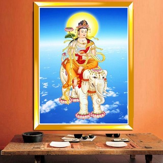Tranh đính đá Phật Bà Quan Âm đính full - tranh chưa đính