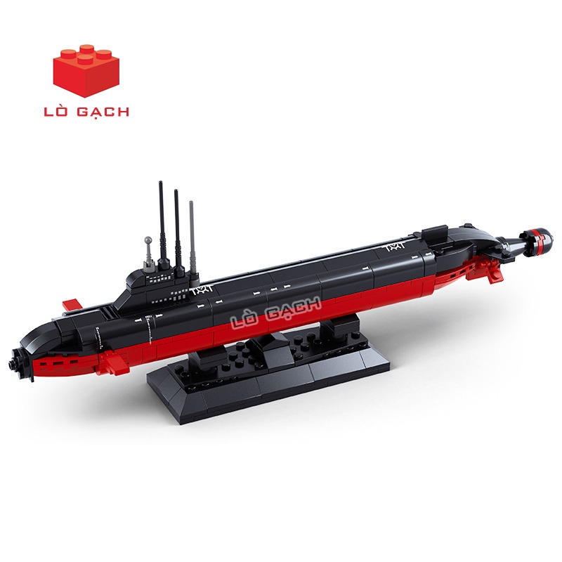 Bộ xếp hình tàu ngầm quân sự