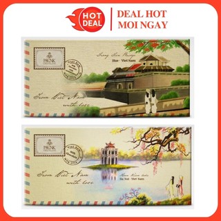 Socola phong thư đen/sữa nhân hạt sen/hạt điều henk thanh 100g