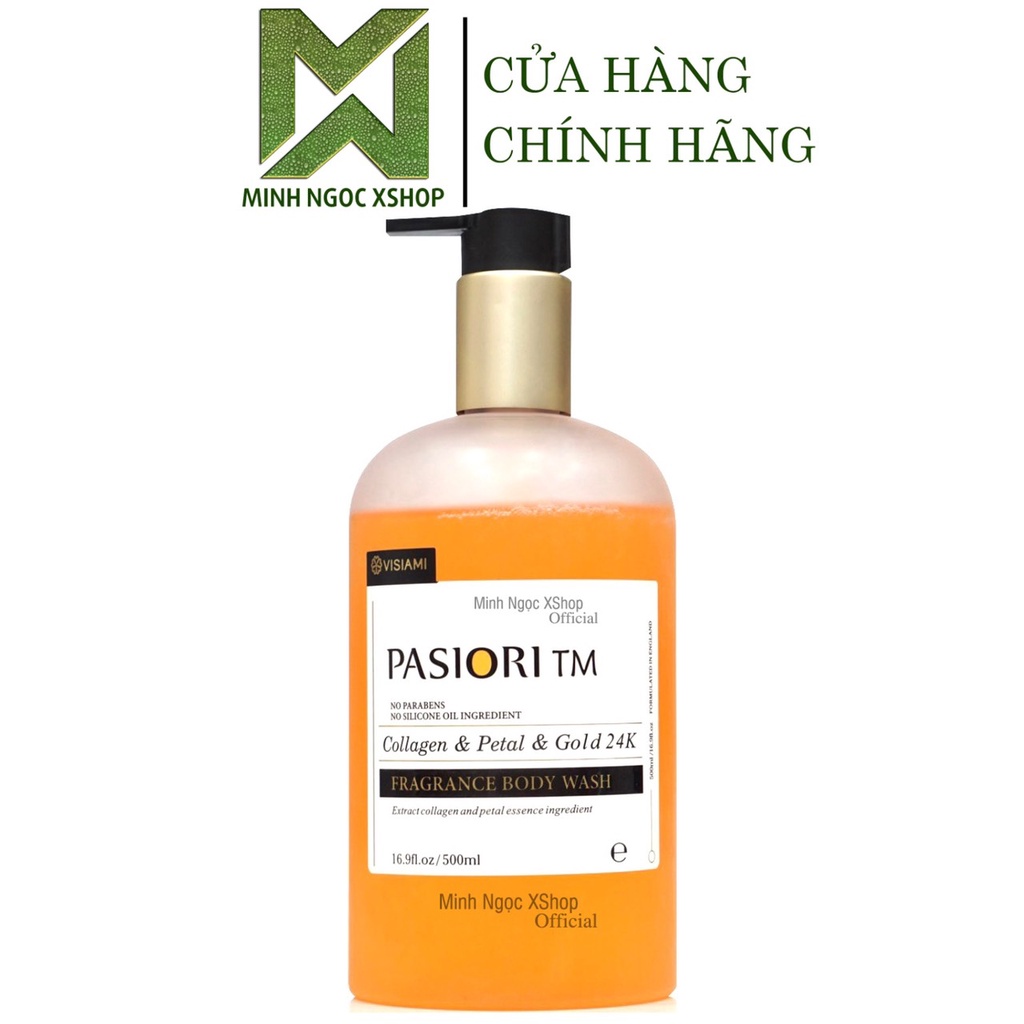 Sữa tắm trắng da, giúp da mềm mại Visiami Pasiori TM hương nước hoa Le Labo 500ML chính hãng