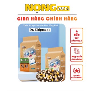 Thức ăn hạt kèm đông khô cho mèo Dr.Chipmunk