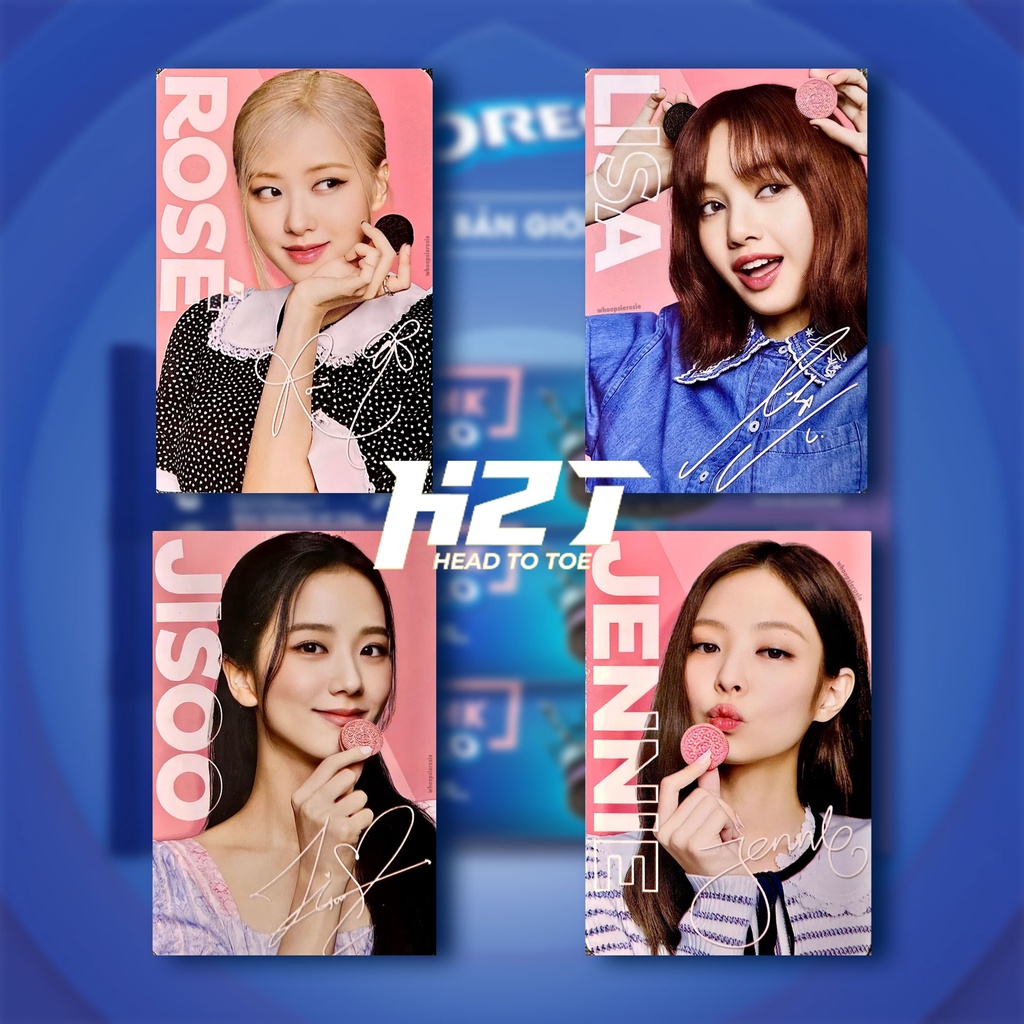 Card Oreo BlackPink bo góc - hàng có sẵn