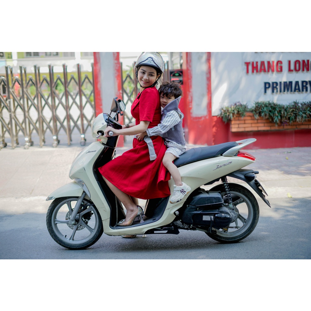 Đai Xe Máy Cho Bé ,Đai An Toàn Cho Bé Đi Xe Máy Cao Cổ