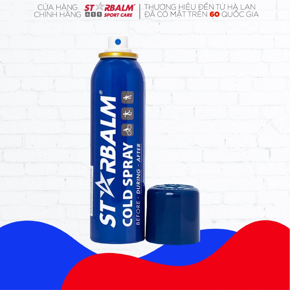 Chai Xịt Lạnh STARBALM 150ml Cold Spray Xử Lý Nhanh Chấn Thương, Tan Nhanh Bầm, Sưng, Rút Ngắn Thời Gian Phục Hồi