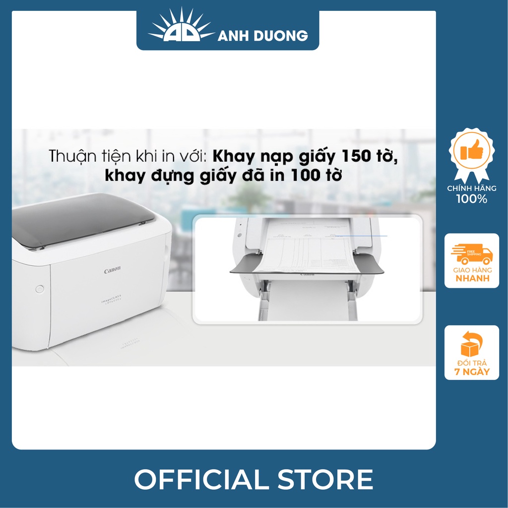 Máy In Canon Laser LBP 6030 và 6030W In Wifi Chính Hãng - Bảo Hành 12 Tháng