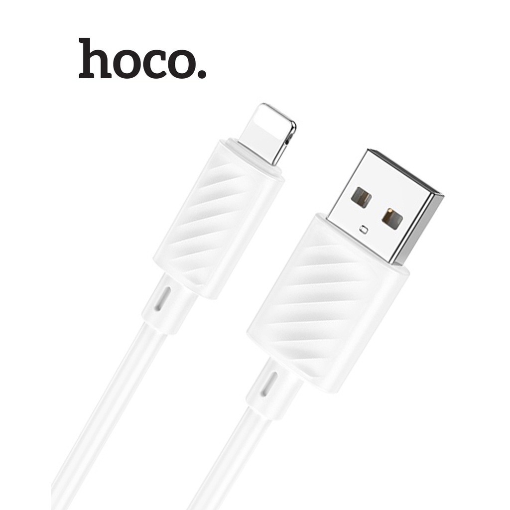 Cáp sạc Hoco X88 Lightning sạc nhanh 2.4A dây dẻo siêu bền cho iP 11/12/13 pro maxdài 100CM