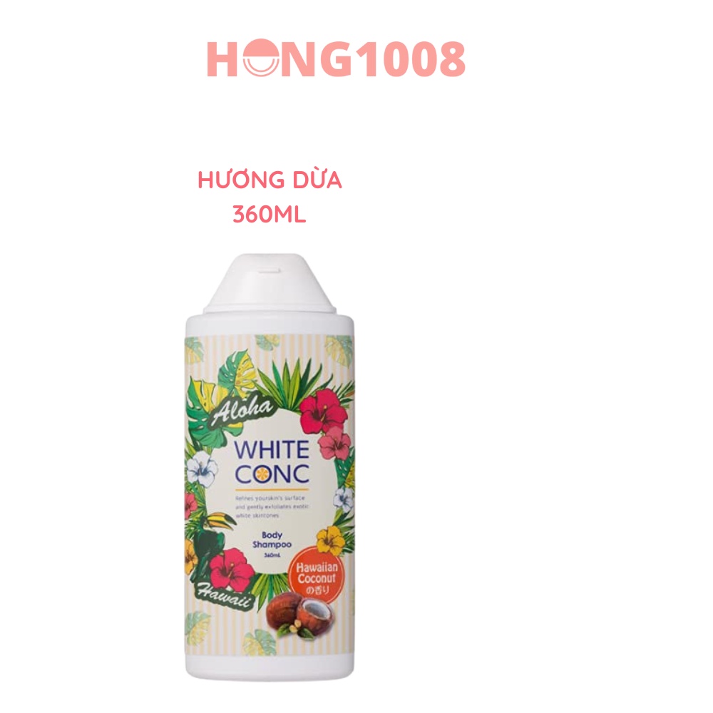 Sữa Tắm Dưỡng Da White Conc Body Nhật Bản 360ml - WhiteConc Body Shampoo vitamin C