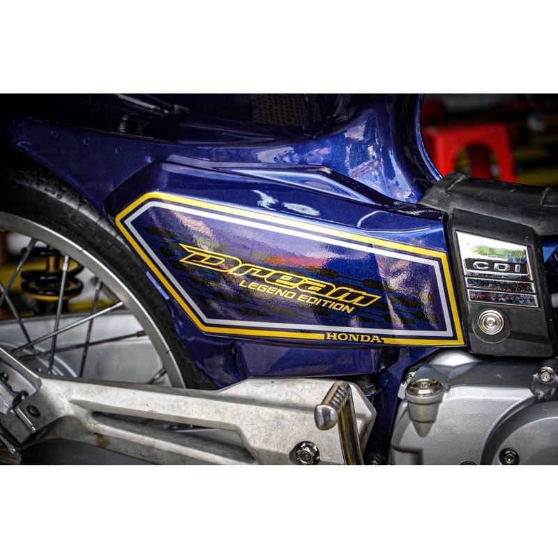 Tem dream cho xe xanh