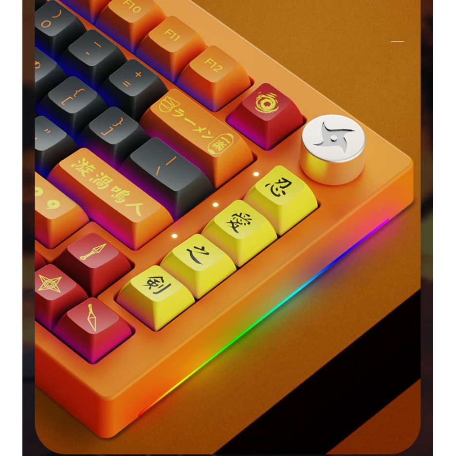 Bàn phím cơ AKKO 5075B Plus Naruto  -Bảo hành 12 tháng