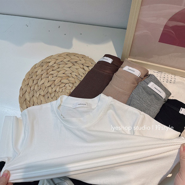 12022 ÁO THUN TĂM INSHUO CROPTOP
