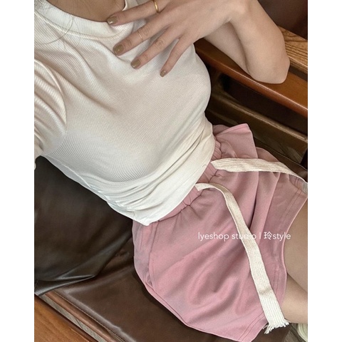 12022 ÁO THUN TĂM INSHUO CROPTOP