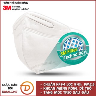 Khẩu trang chống bụi và kháng khuẩn đạt chuẩn KF94 3M 9013