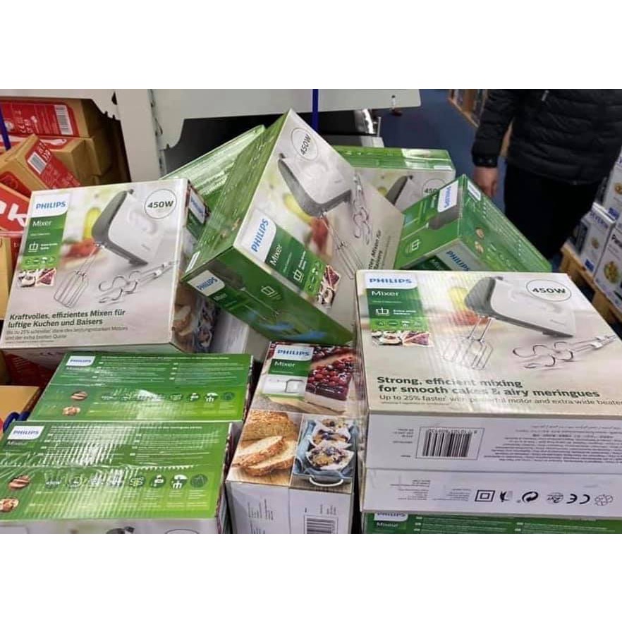 Máy Đánh Trứng Philips HR3741/00 450W Màu Trắng Nội Địa Đức GermanySnT 470007