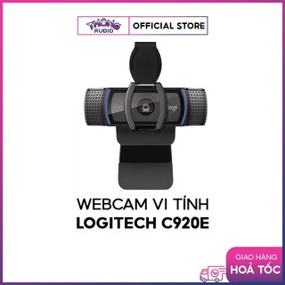 Webcam vi tính Logitech C920E full HD- độ phân giải 1080p, góc thu 78 độ, kết nối us - Hàng chính hãng bảo hành 24 tháng