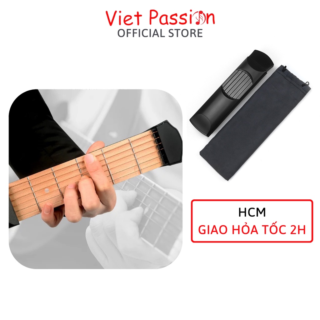 Cần đàn hỗ trợ tập bấm hợp âm guitar Cần luyện ngón hỗ trợ sức mạnh ngón tay cho người mới bắt đầu Viet Passion HCM
