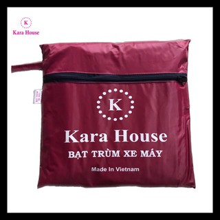 Bạt trùm xe máy kara house ( 60 x 2m1) vải dù chống nước cao cấp che mưa che nắng