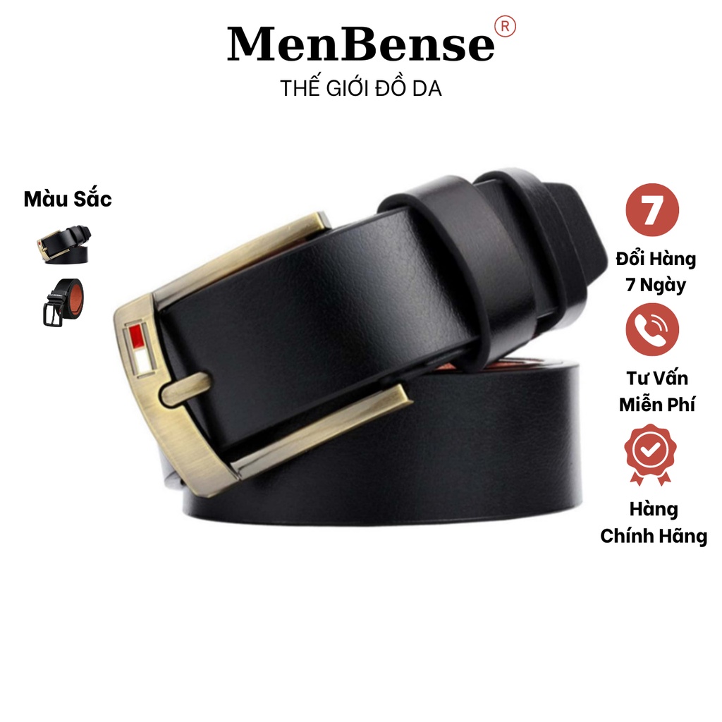 Thắt lưng da kiểu dáng trẻ trung dành cho nam,Dây nịt nam cá tính MENBENSE TL03