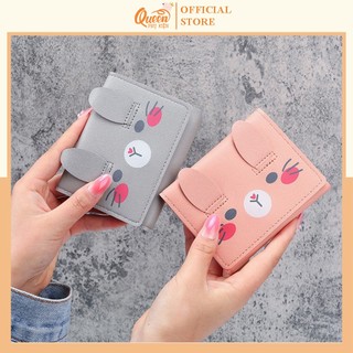 Ví Ngắn Nữ Mini Cầm Tay Chú Mèo Đáng Yêu Dễ Thương Cực Hot
