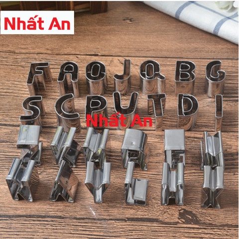 Khuôn nhấn chữ - 26 chữ cái