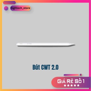 Bút cảm ứng CWT pencil 2.0 dùng trên các dòng máy tính bảng táo từ 2018 - hỗ trợ chống tì đè, cảm ứng nét nghiêng
