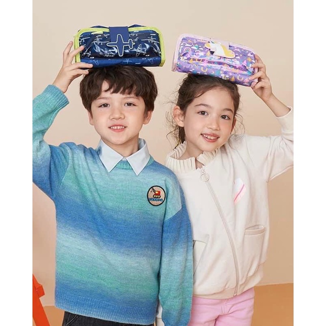 Hộp bút Ko.co.Tree cho bé trai bé gái cấp 1 kèm ảnh thật