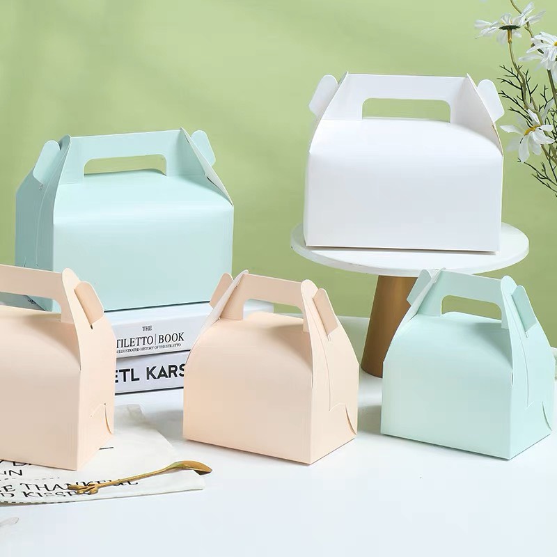 hộp giấy đựng bánh kẹo tiệc cưới, hộp đựng gà rán, khoai tây, hộp đựng bánh kem, bánh cuộn