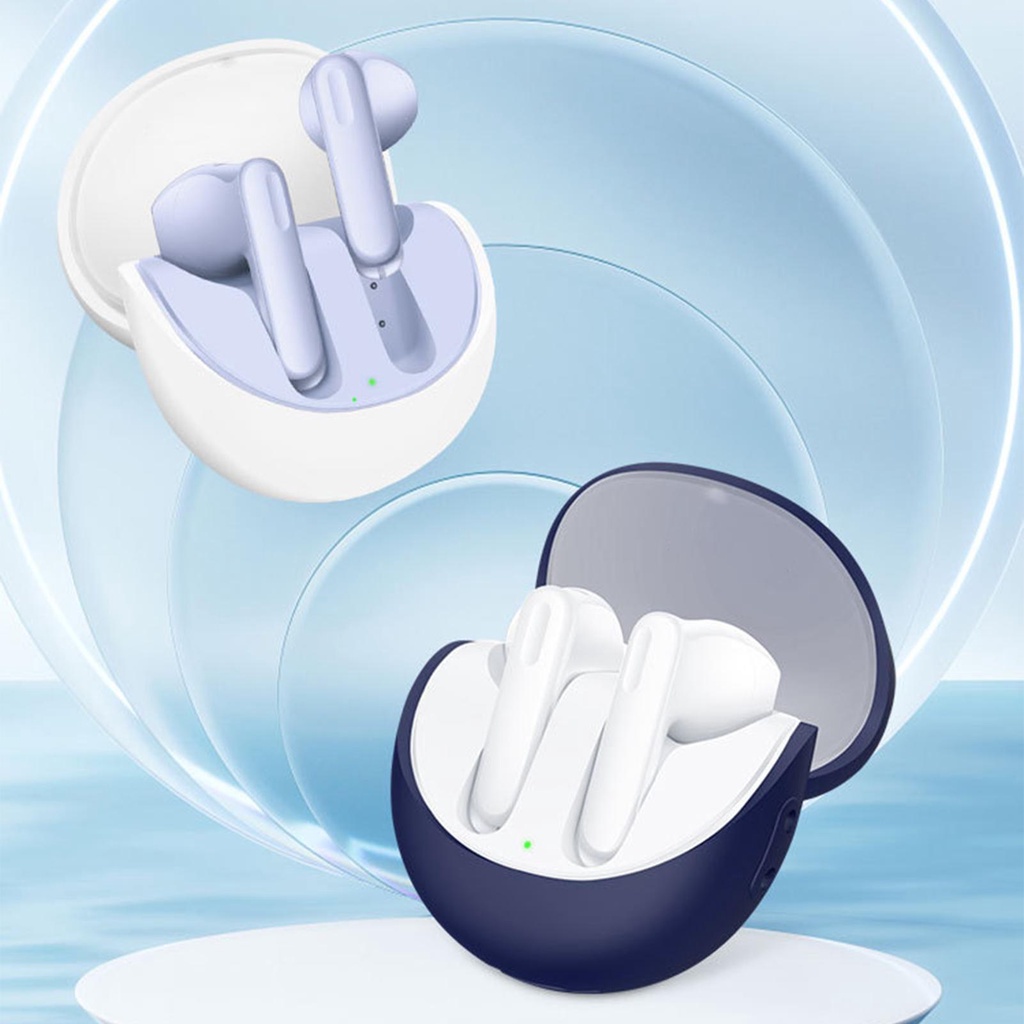 Vỏ Silicone Mềm Bảo Vệ Hộp Sạc Tai Nghe Không Dây Kèm Dây Đeo Cho Oppo Enco Air 3