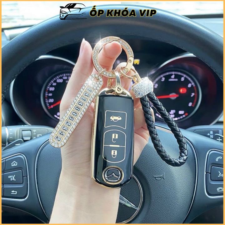 Ốp TPU dẻo xe các dòng xe MAZDA 3TM: Mazda 2,Mazda 3,Mazda 6,Mazda CX5...Bọc khóa xe ô tô  bảo vệ khóa,chống xước