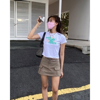 Áo phông babytee in chữ good things are comming hottrend thời trang mùa hè cho nữ AO15
