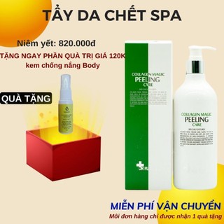 Tẩy da chết dr pluscell collagen magic peeling care 500ml