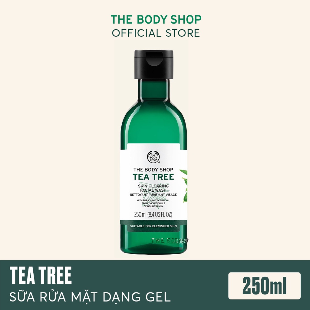 Sữa rửa mặt dạng gel The Body Shop Tea Tree Skin Clearing Facial Wash 250ml