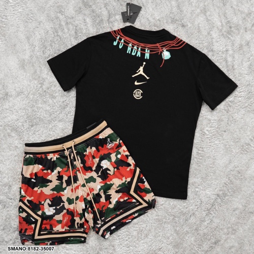 Bộ Quần Áo Mùa Hè JD Hình In Cao Cấp, Quần Gió Loang Phối Màu Cực Nét Hot Trend Cho Nam