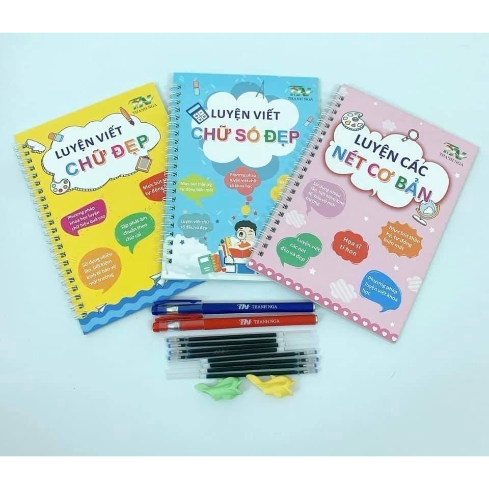 Vở Luyện Viết Chữ Thần Kỳ Tự Xóa Được