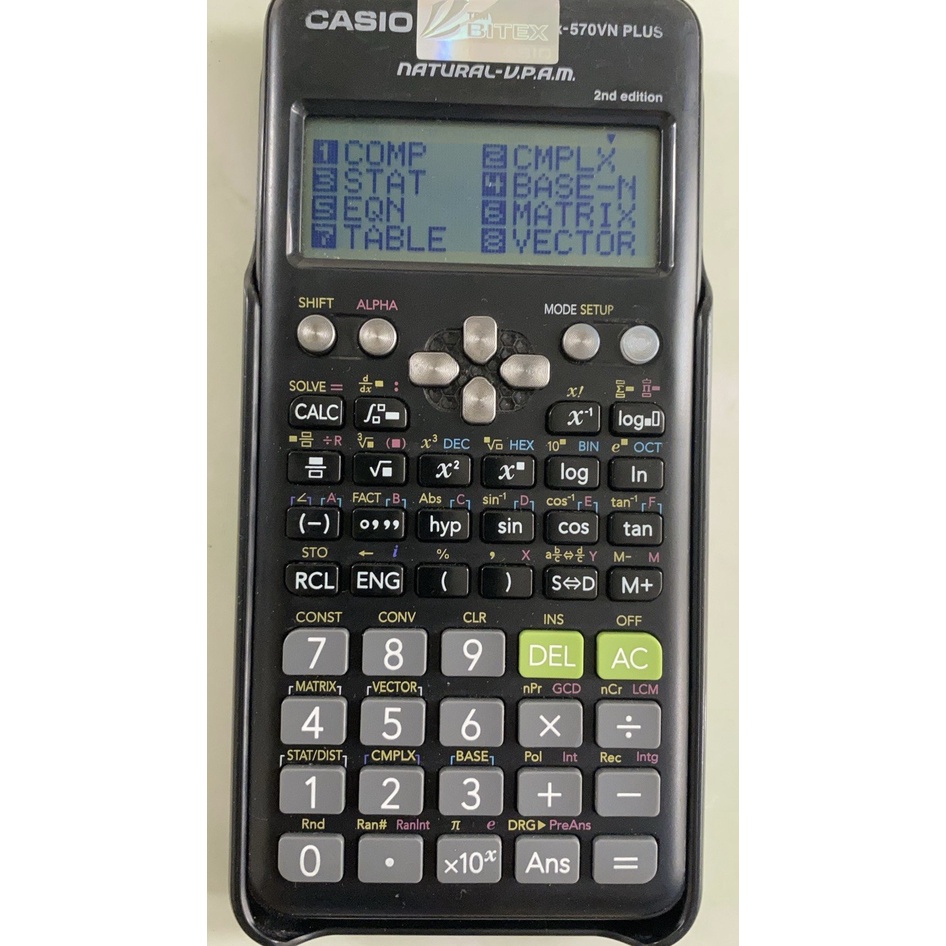 Máy tính học sinh Casio FX570VN plus_2nd Edition chính hãng