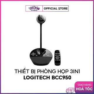 Thiết bị phòng họp 3in1 Logitech BCC950 cho chất lượng hình ảnh full hd, loa cho âm thanh trung thực, micro lọc ồn