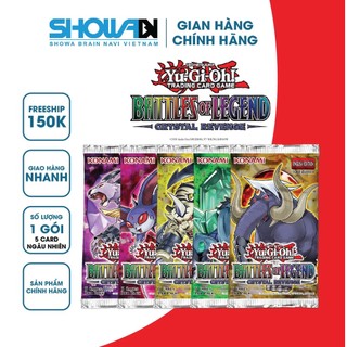 Bộ cờ chiến thuật Yugioh card game, Bộ mở rộng Phiên bản Battles Of Legend Crystal Revenge, KONAMI, SL 1 gói/5 quân cờ