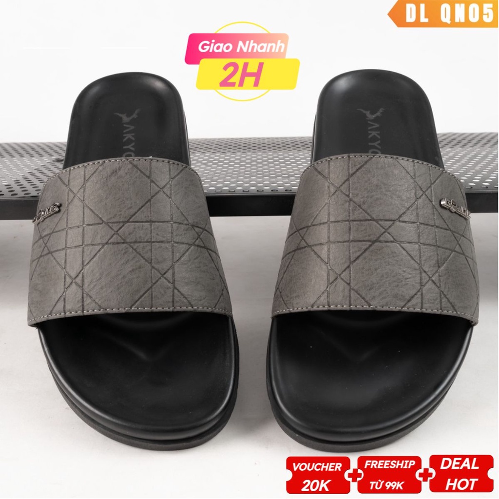 Dép Nam Big Size,Dép Quai Ngang Big Size 44 -49 Cho Bàn Chân Bự , Đế Cao Su Bền Bỉ , Chống Trơn Trượt.