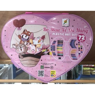 Bộ màu vẽ đa năng colormate 72 chi tiết, quà tặng cho bé - colormate