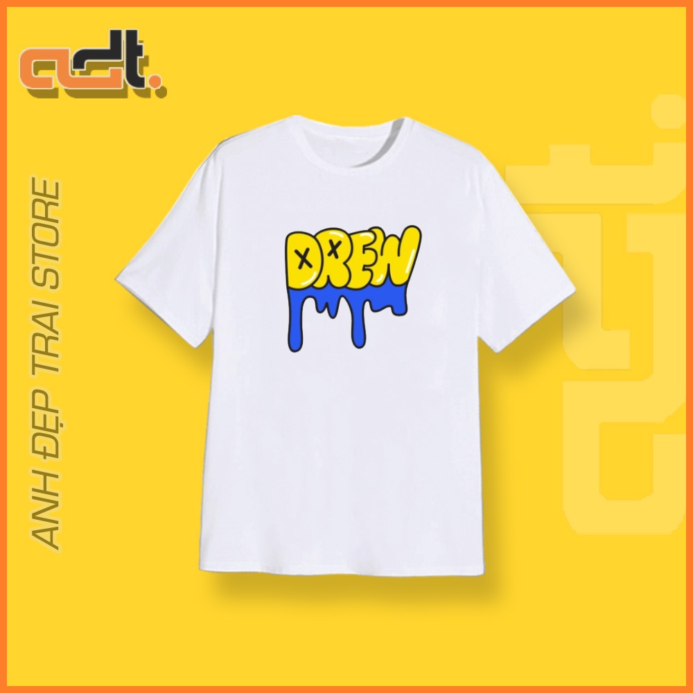 Áo thun Unisex Chữ DREW Chảy mẫu mới cực chât  giá rẻ độc đẹp