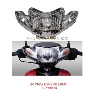 Bộ chóa, kiếng đèn pha xe sirius nhật 110, sirius 50