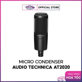 Micro Condenser Audio Technica AT2020 - thương hiệu Nhật dành cho thu vocal, bảo hành 36 tháng, 100% hàng chính hãng