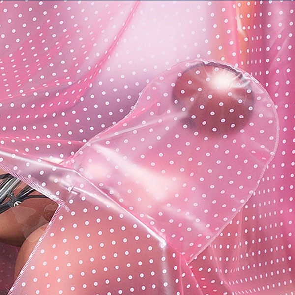 Áo mưa chấm Bi 1 Đầu  chất mềm đẹp. ĐT CAA