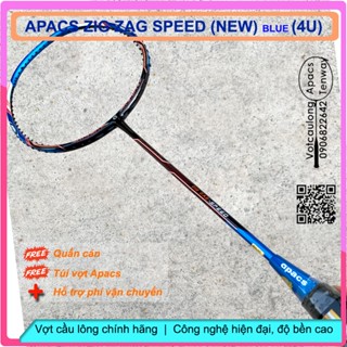 Vợt cầu lông Apacs Zig Zag Speed - NEW blue - 4U - nhanh nhẹn linh hoạt