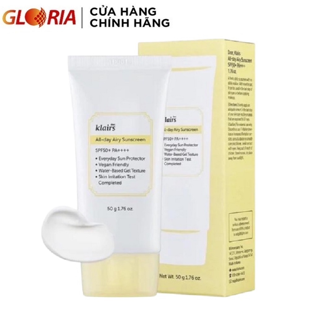 Kem chống nắng Dear Klairs Soft Airy UV Essence SPF50+ PA++++ 50g